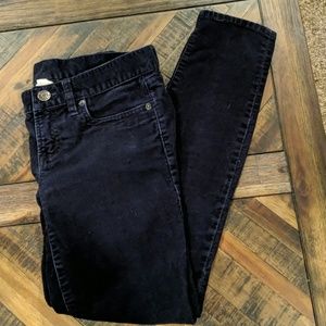 J.CREW Women's Matchstick Corduroy Dark Navy